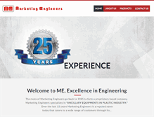 Tablet Screenshot of marketing-engineers.com